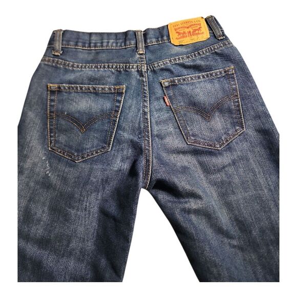 Levi's 505 Regular Fit Size 14 Regular W27 L27 Bootcut Medium Wash Streetware - Picture 9 of 11